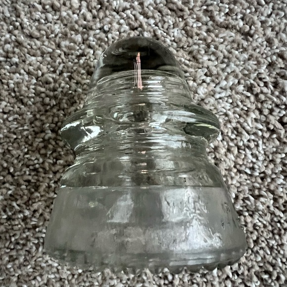 3 Glass Insulators - Vintage Collectibles - Picture 6 of 9